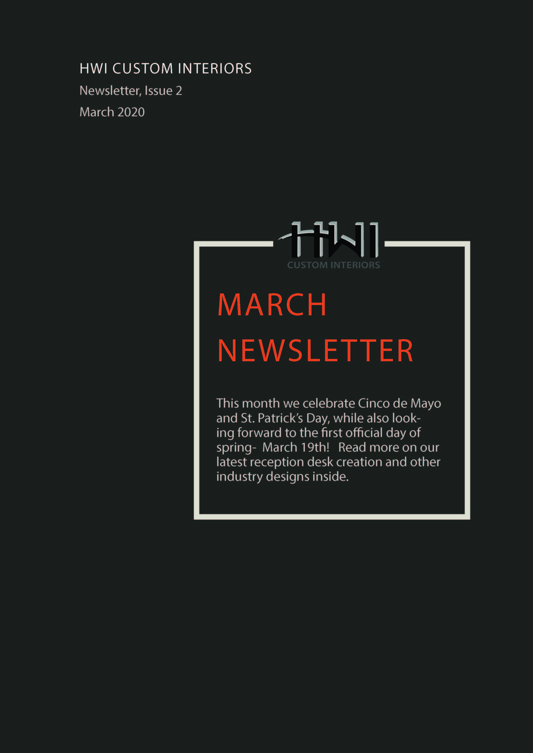 Featured image for “March 2020 Newsletter”