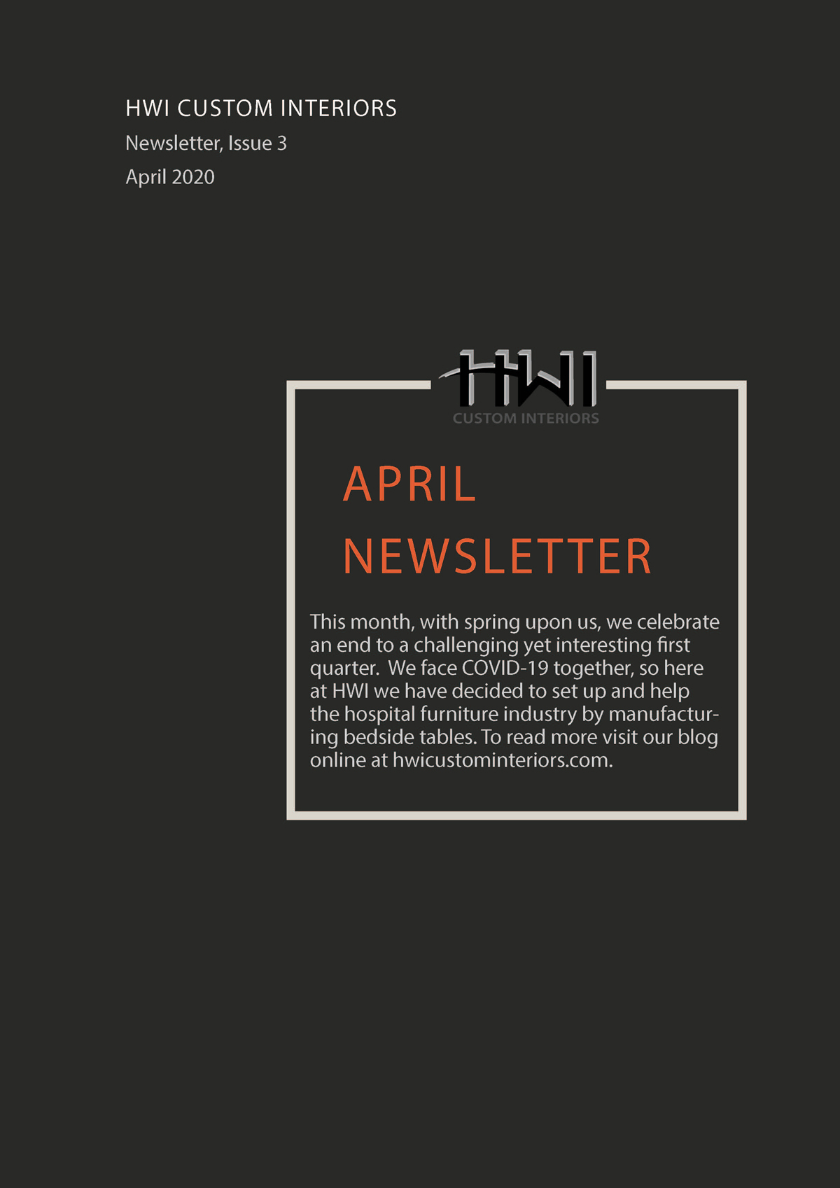 Featured image for “April 2020 Newsletter”