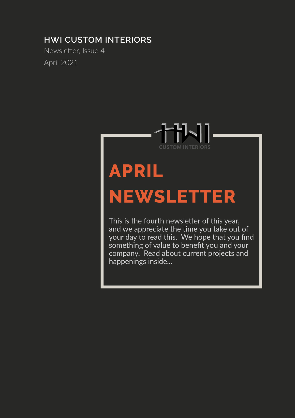 Featured image for “April 2021 Newsletter”