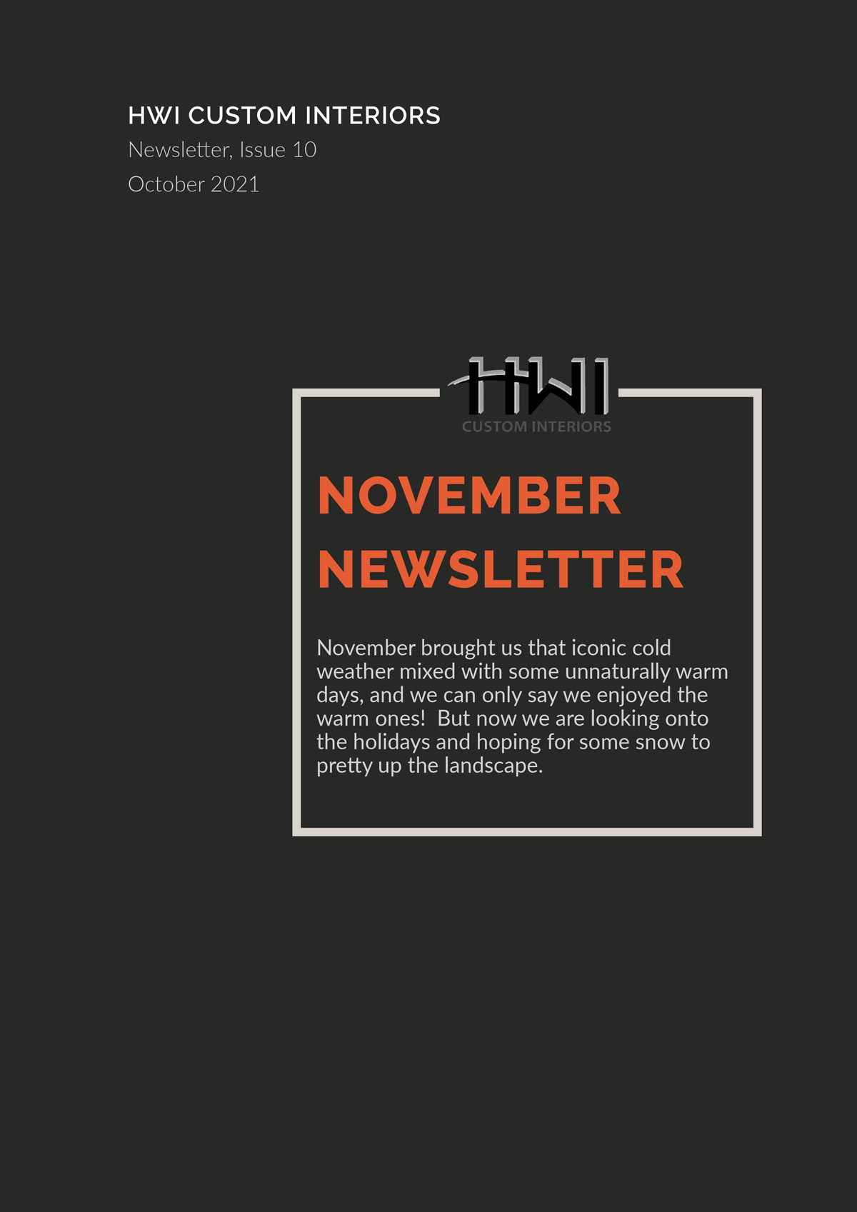 Featured image for “November 2021 Newsletter”