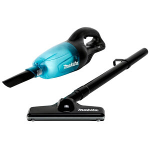 Makita battery powered handheld vacuum - with blue and black colors