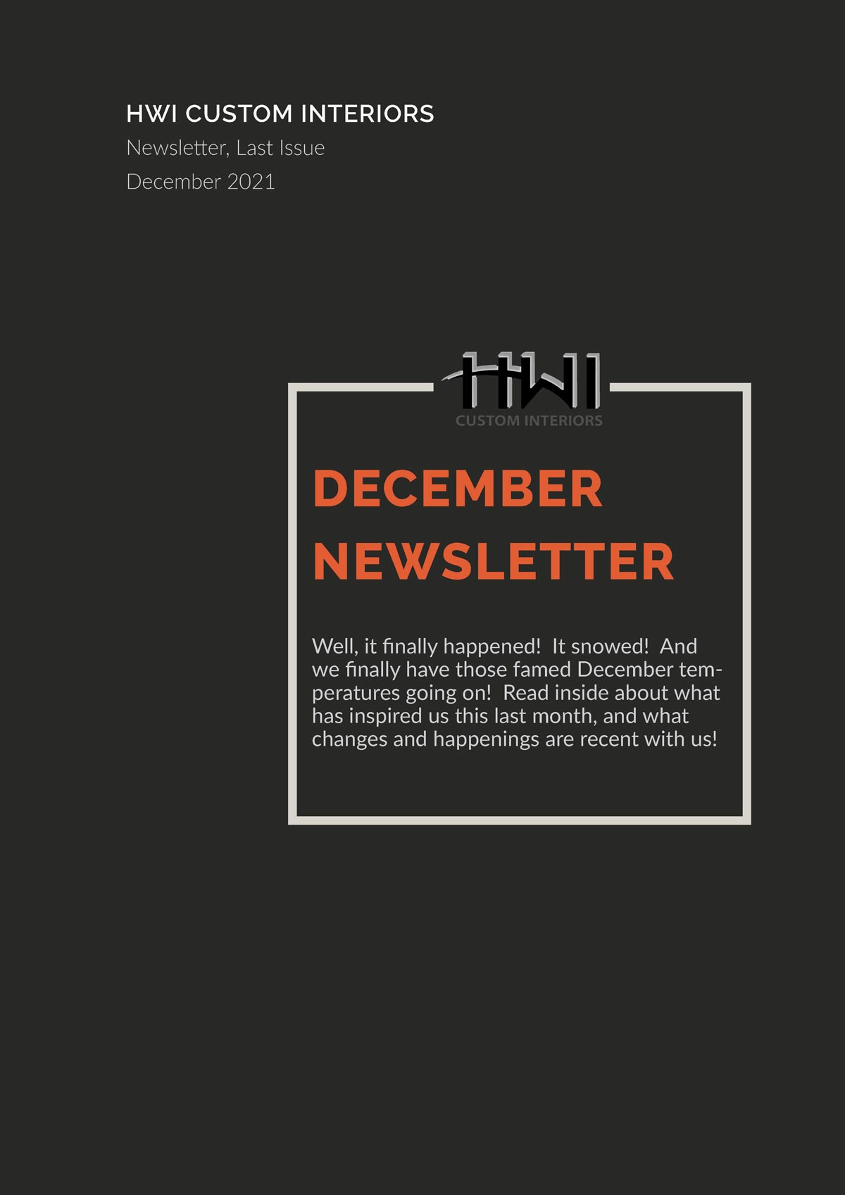 Featured image for “December 2021 Newsletter”