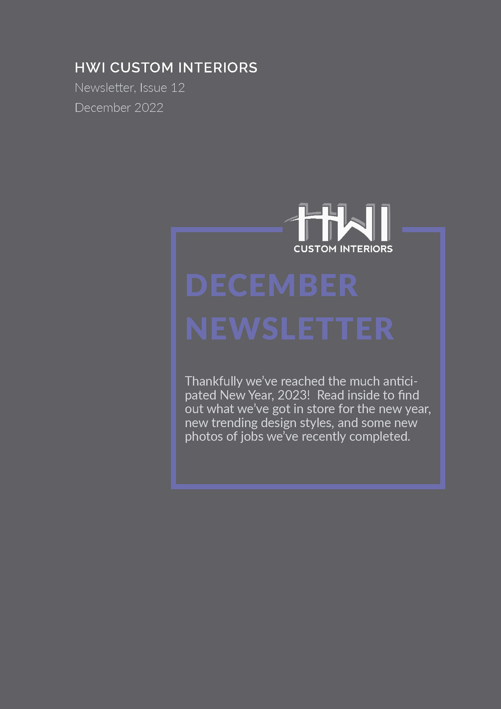 Featured image for “December 2022 Newsletter”